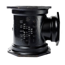 Sigma DMF66 - Dmf66 Tee, 6 In Mechanical Joint X 6 In Mechanical Joint X 6 In Flanged, Iron, Asphalt Seal-Coated
