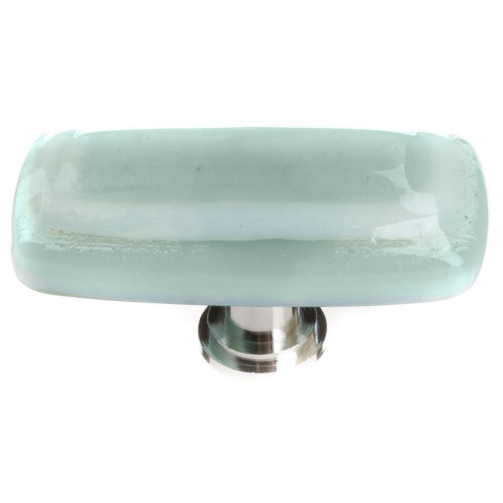 Stratum Spruce Green Long Knob With Oil Rubbed Bronze Base