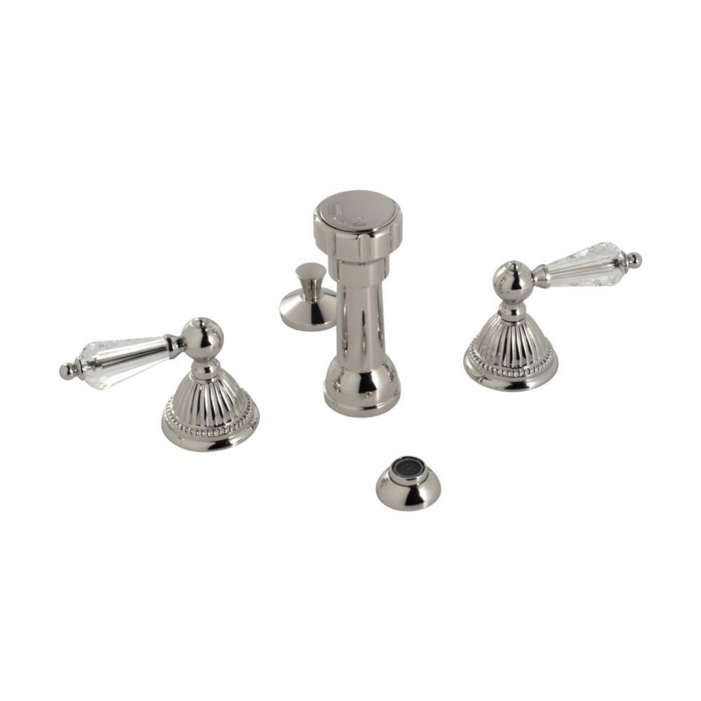 Bidet Fitting W/ Lc Handles (Includes Integral Vacuum Breaker, Aerated Spray, 1-1/4'' Po