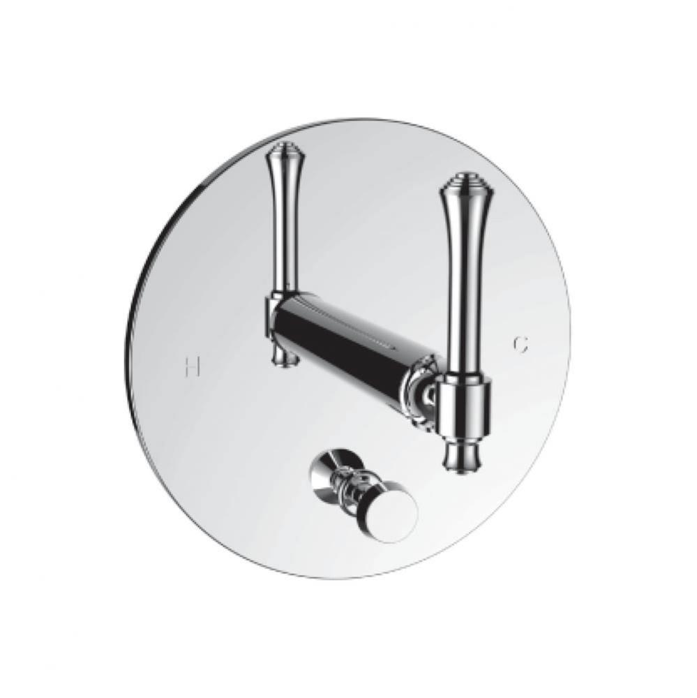 Pressure Balance Control Trim W/ Pi Handle And Diverter (Uses Pb-3950 Valve)