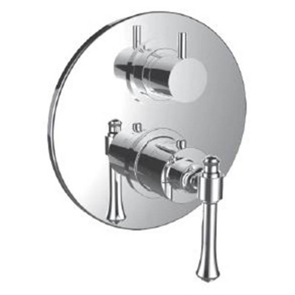 1/2'' Thermostatic Trim W/ At Handle And 2 Way Diverter (Shared) - (Uses Th-8212 Valve)