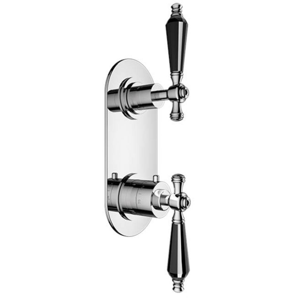 TRIM (Shared Function) - 1/2'' Thermostatic Trim with Volume Control and 2-Way Diverter