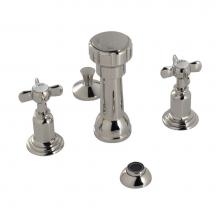 Santec 2970ET10 - Bidet Fitting W/ Et Cross Handles (Valves & Drain Included)