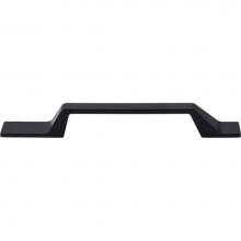 Top Knobs TK271BLK - Modern Metro Asymmetrical Pull 5 Inch (c-c) Flat Black