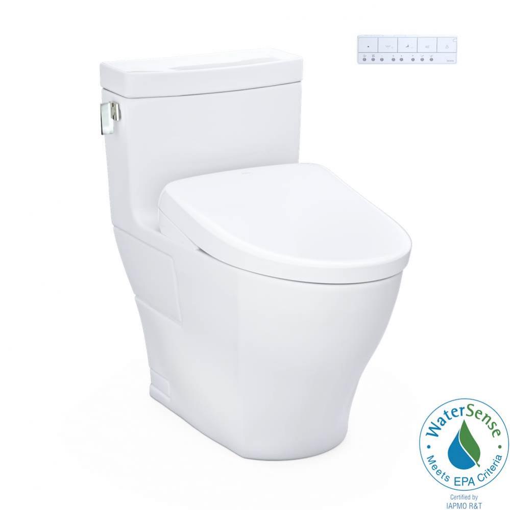 TOTO WASHLET plus Legato One-Piece Elongated 1.28 GPF Toilet with Auto Flush S7 Contemporary Bidet