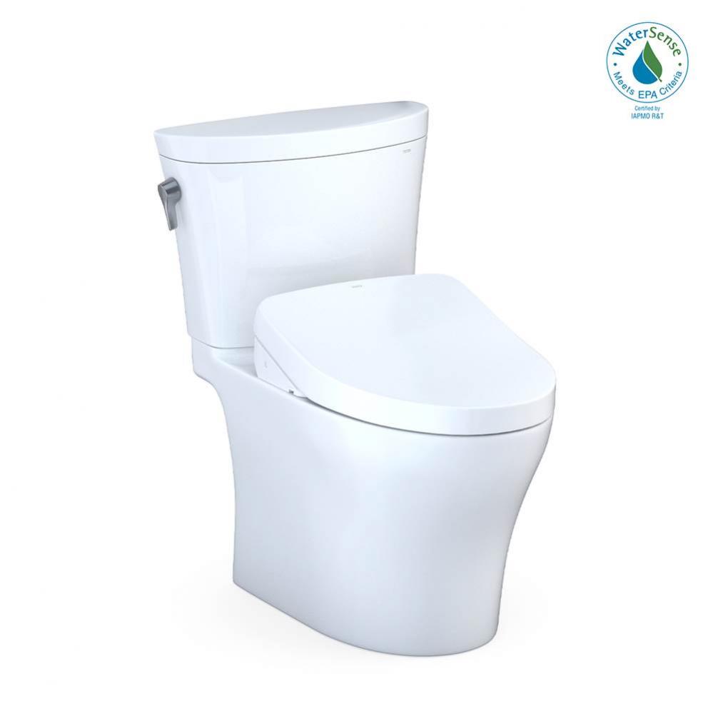 WASHLET®+ Aquia IV® 1G® Arc Two-Piece Elongated Dual Flush 1.0 and 0.8 GPF Toilet w
