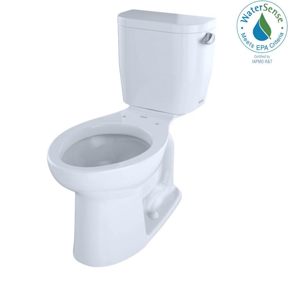 Entrada™ Two-Piece Elongated 1.28 GPF Universal Height Toilet with Right-Hand Trip Lever, Cotton
