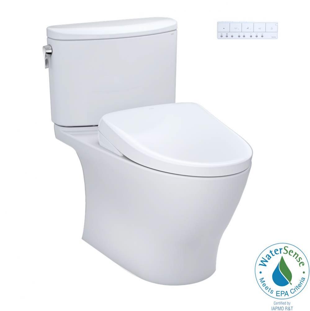 TOTO WASHLET plus Nexus Two-Piece Elongated 1.28 GPF Toilet with Auto Flush S7A Contemporary Bidet