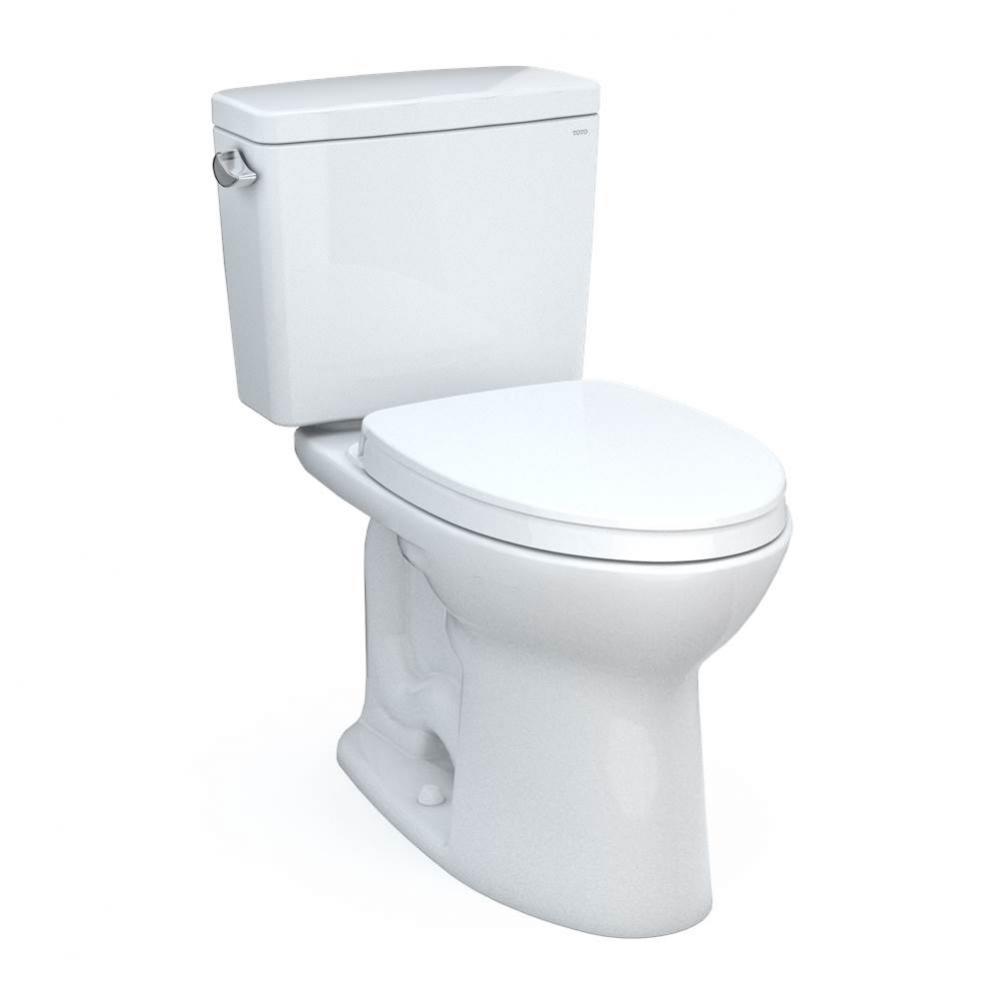 TOTO® Drake® Two-Piece Elongated 1.6 GPF Universal Height TORNADO FLUSH® Toilet wit