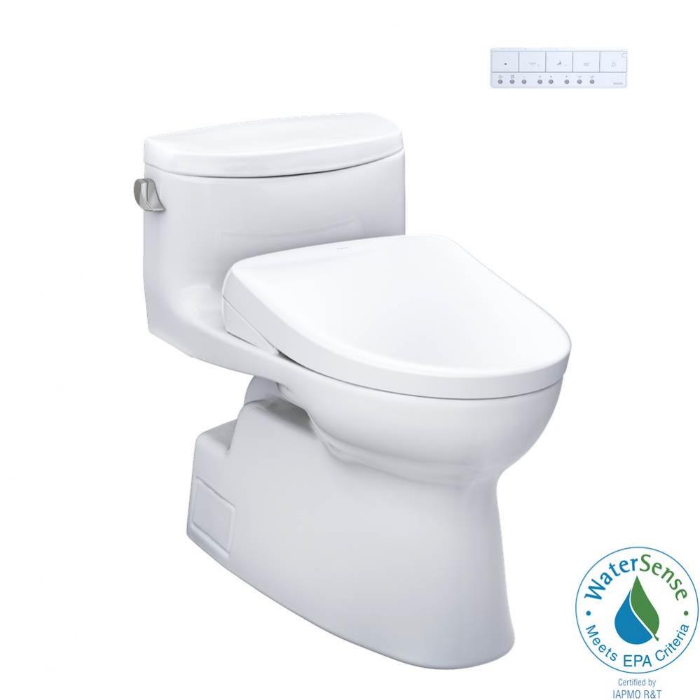 TOTO WASHLET plus Carolina II One-Piece Elongated 1.28 GPF Toilet and WASHLET plus S7 Contemporary