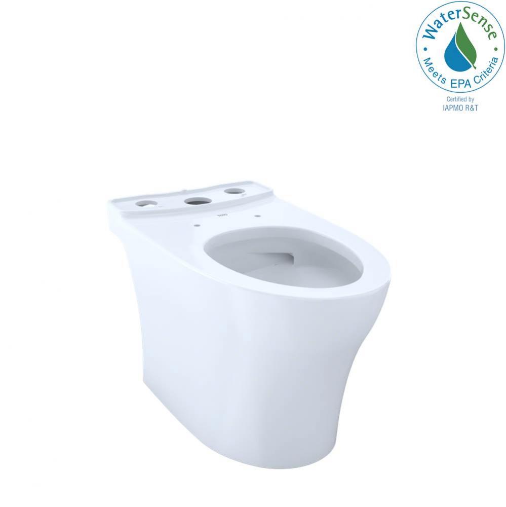 Aquia IV Elongated Skirted Toilet Bowl with CeFiONtect, Cotton White