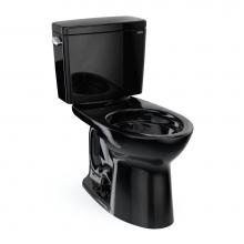 Toto CST776CS#51 - Toto® Drake® Two-Piece Elongated 1.6 Gpf Tornado Flush® Toilet, Ebony