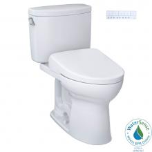 Toto MW4544726CEFG#01 - TOTO WASHLET plus Drake II Two-Piece Elongated 1.28 GPF Toilet and WASHLET plus S7 Contemporary Bi