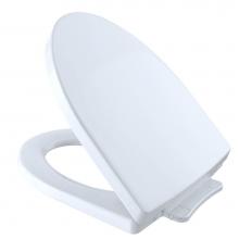 Toto SS214#01 - TOTO® Soirée® SoftClose® Slow Close Elongated Toilet Seat and Lid, Cotton Whit