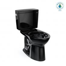 Toto CST776CE#51 - Toto® Drake® Two-Piece Elongated 1.28 Gpf Tornado Flush® Toilet, Ebony