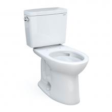 Toto CST776CSFG.10#01 - Toto® Drake® Two-Piece Elongated 1.6 Gpf Universal Height Tornado Flush® Toilet Wit