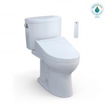 Toto MW4543084CEFG#01 - Toto® Washlet+®  Drake® II Two-Piece Elongated 1.28 Gpf Toilet And Washlet+® C