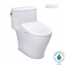 Toto MW6424726CUFGA#01 - TOTO WASHLET plus Nexus 1G One-Piece Elongated 1.0 GPF Toilet with Auto Flush S7 Contemporary Bide