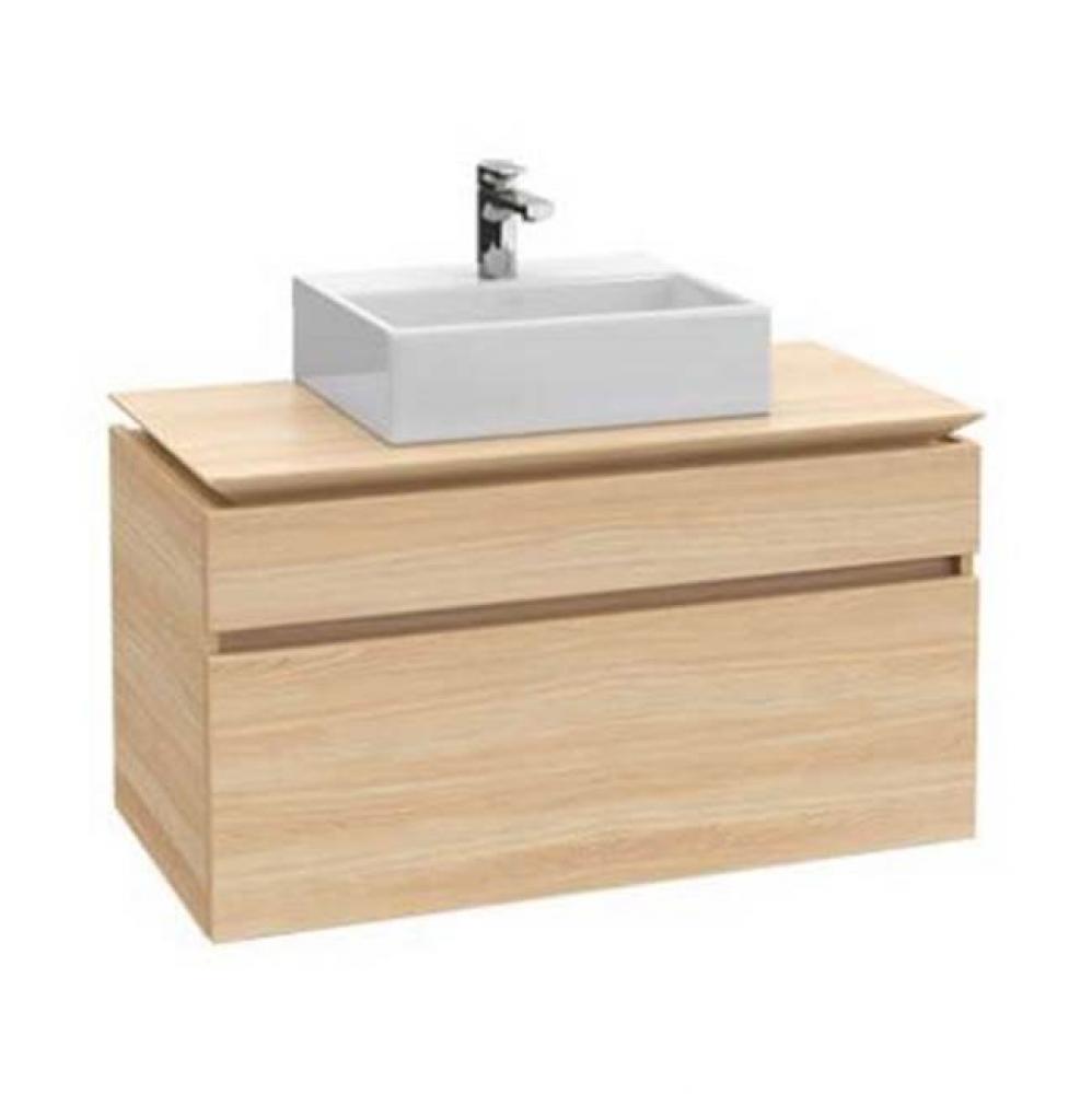 Levanto Vanity unit for vessel sinks, w/ LED moodlight 31 1/2'' x 21 5/8'' x 1