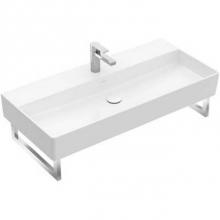 Villeroy and Boch 4A22U1R1 - Memento 2.0 Washbasin 39 3/8'' x 18 1/2'' (1000 x 470 mm) single hole