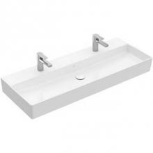 Villeroy and Boch 4A22UTR1 - Memento 2.0 Washbasin 47 1/4'' x 18 1/2'' (1200 x 470 mm) ground 2 single hole