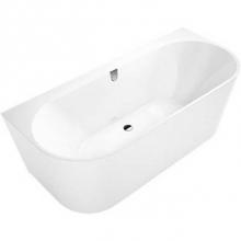 Villeroy and Boch UBQ180OBR9CD00FV01 - Oberon 2.0, wall-facing, incl. Quaryl® panel in the same color as the bath