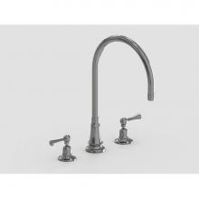 Jaclo 1031-M-BSS - Deck Mount 10'' Swivel Spout with Metal Lever