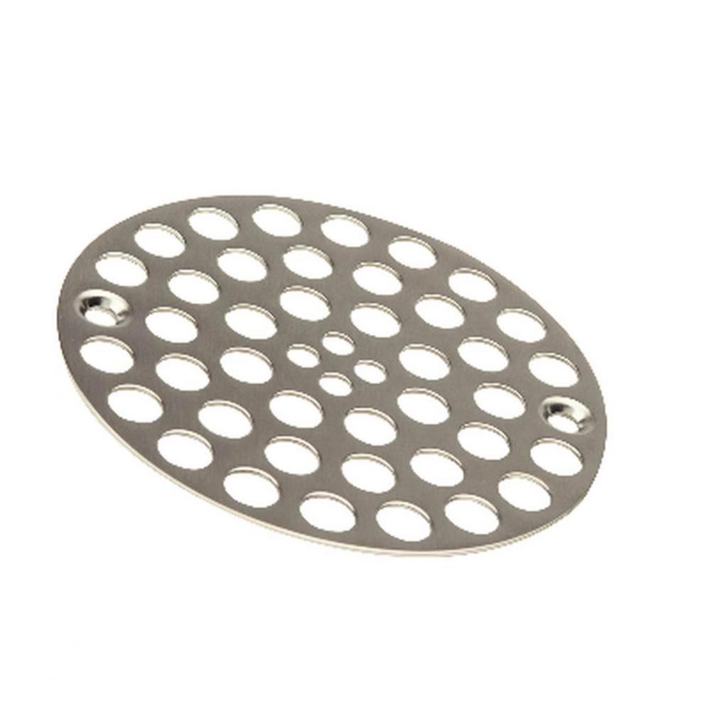 SPF  SHOWER STRAINERS - 4'' DIM., 3-3/8'' CENTER TO CENTER SCREW HOLES