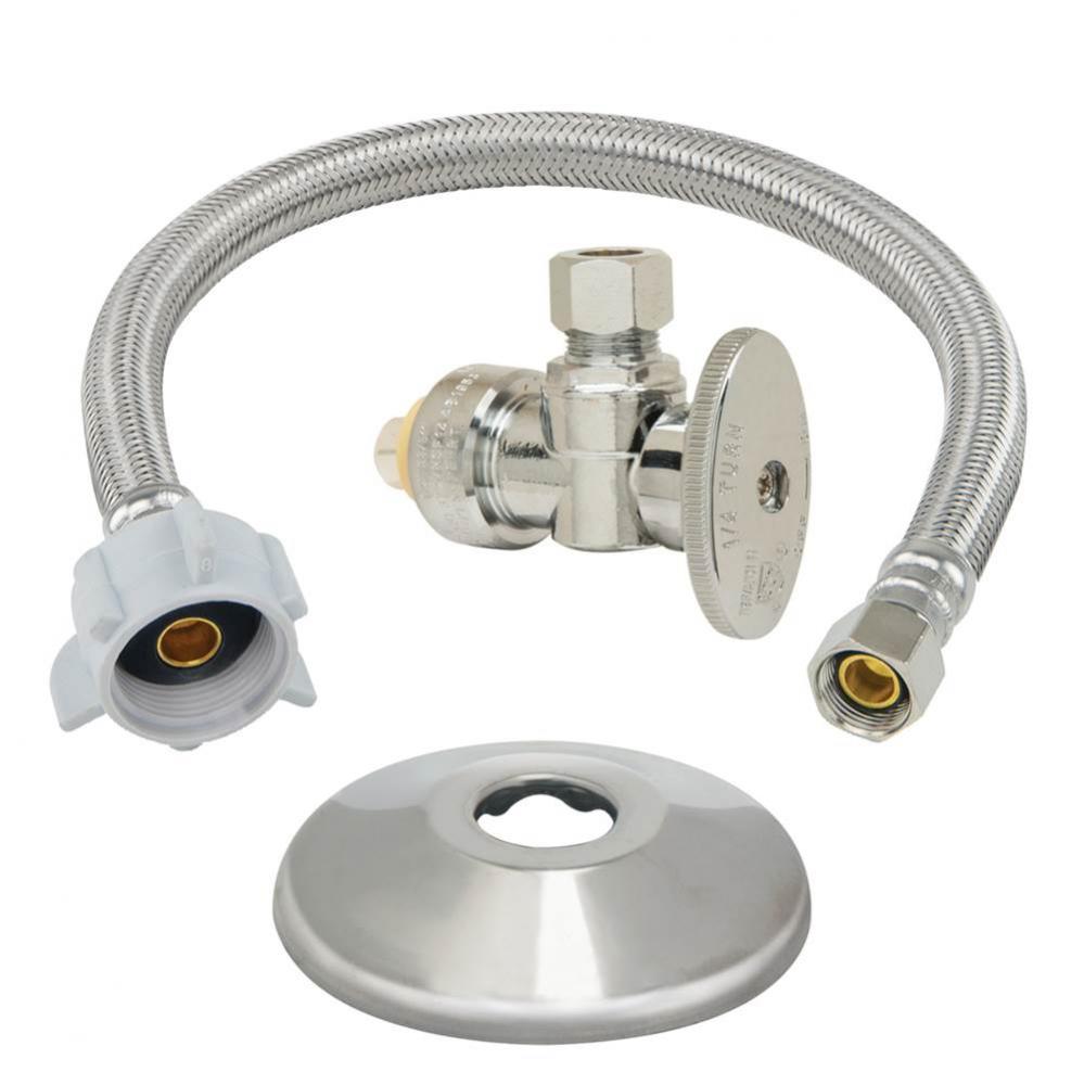 Toilet Conn Kit 1/2 PC x3/8 ODCom