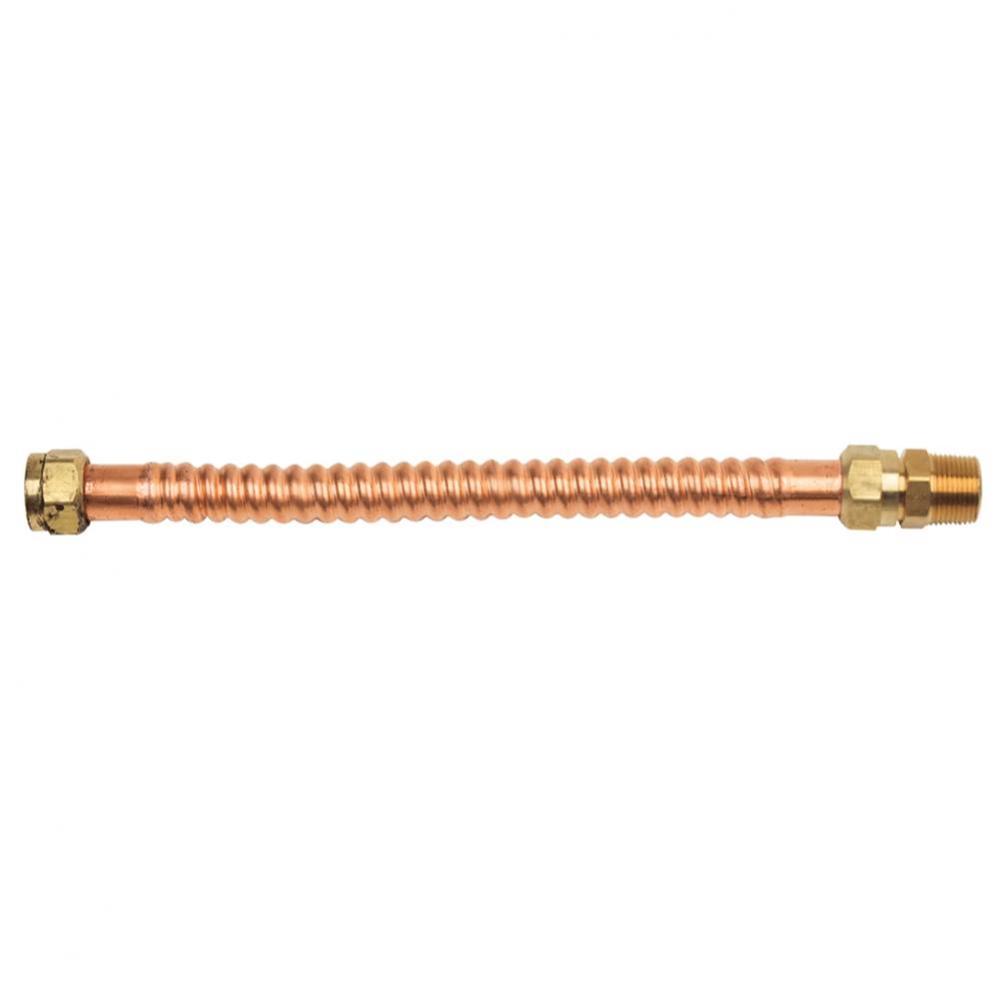 Copper Wtr Htr Conn. - 3/4'' Fip/Mip X 3/4'' Fip X 12''