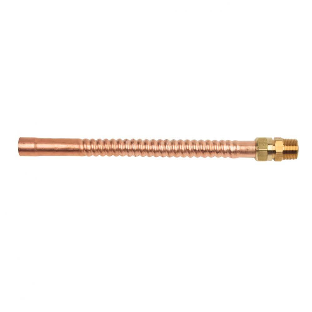 Copper Wtr Htr Conn. - 3/4'' Fip/Mip X 3/4'' M/Fswt X 12''