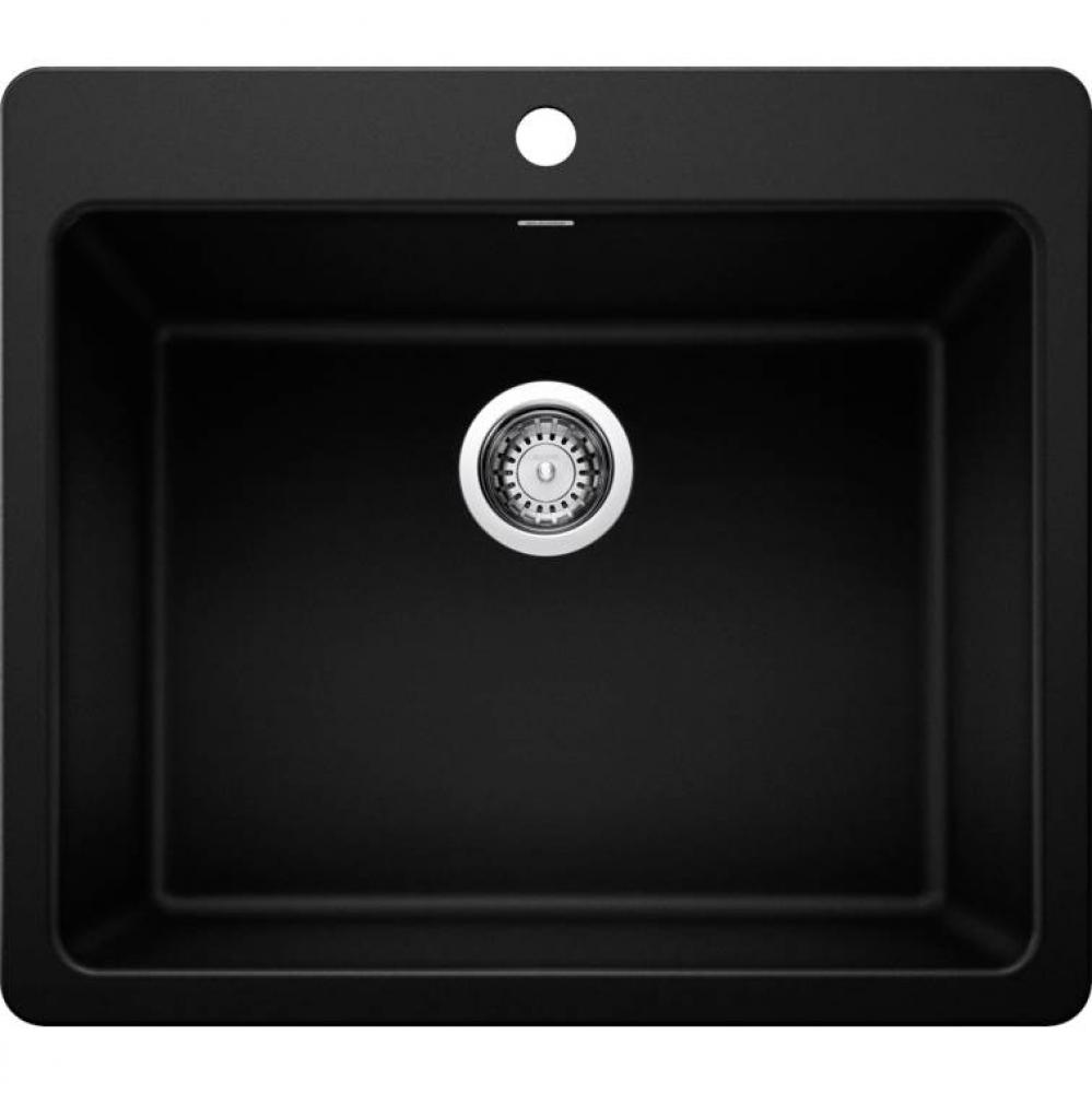 Corence Medium Single Dual Mount - Coal Black