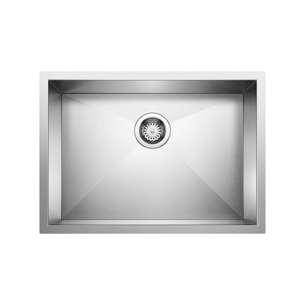 Precision R0 25'' Single Bowl Undermount Stainless Steel Kitchen Sink