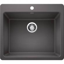Blanco 443006 - Corence Medium Single Dual Mount - Cinder