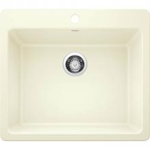 Blanco 443008 - Corence Medium Single Dual Mount - Biscuit