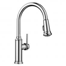 Blanco 442501 - Empressa High Arc Pull-Down Dual-Spray Kitchen Faucet - Chrome