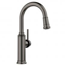 Blanco 443265 - Empressa Bar Pull-Down Stream Only 1.5 GPM - Satin Dark Steel