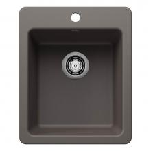 Blanco 443240 - Liven SILGRANIT 17'' Dual Mount Bar Sink - Volcano Gray