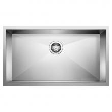 Blanco 443052 - Quatrus R0 32'' Single Bowl Undermount Stainless Steel Kitchen Sink