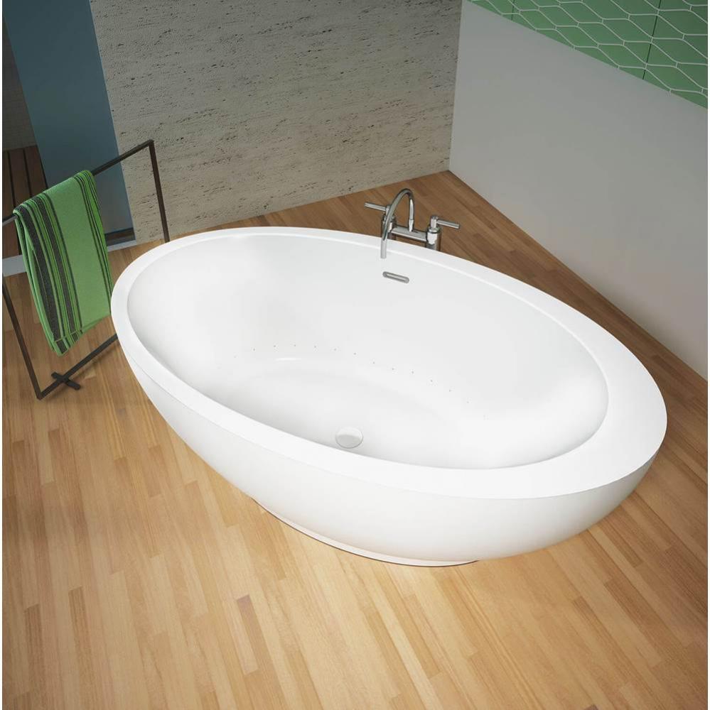 OPALIA 6839 OFFCNTR LEFT FS TUB WHITE