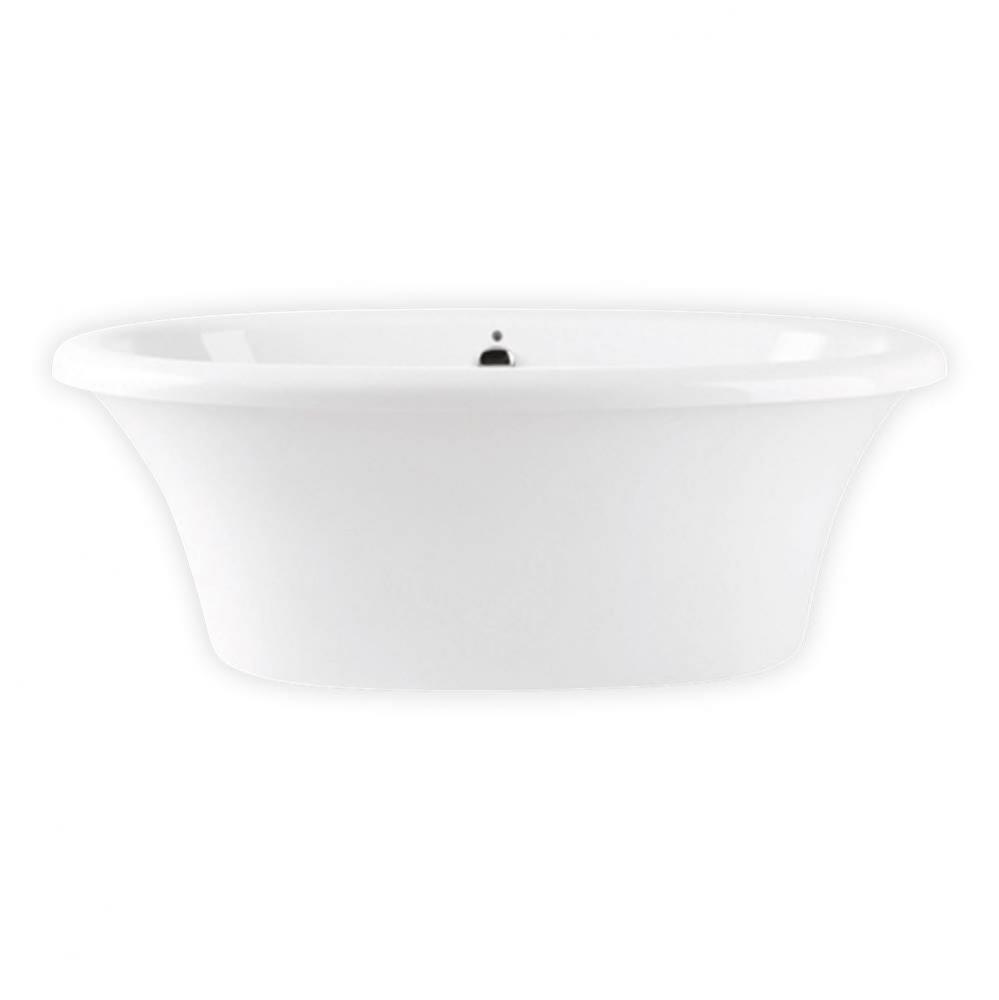 SANOS 6636 ROLLED DECK TUB WHITE