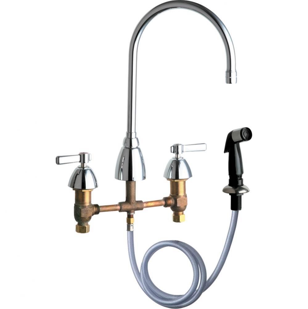 KITCHEN SINK FAUCET W/SPRAY