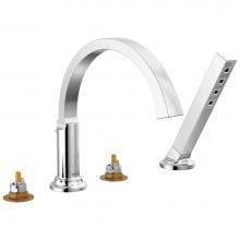 Delta Faucet T4788-PR-LHP - Tetra™ Roman Tub Trim with Hand Shower