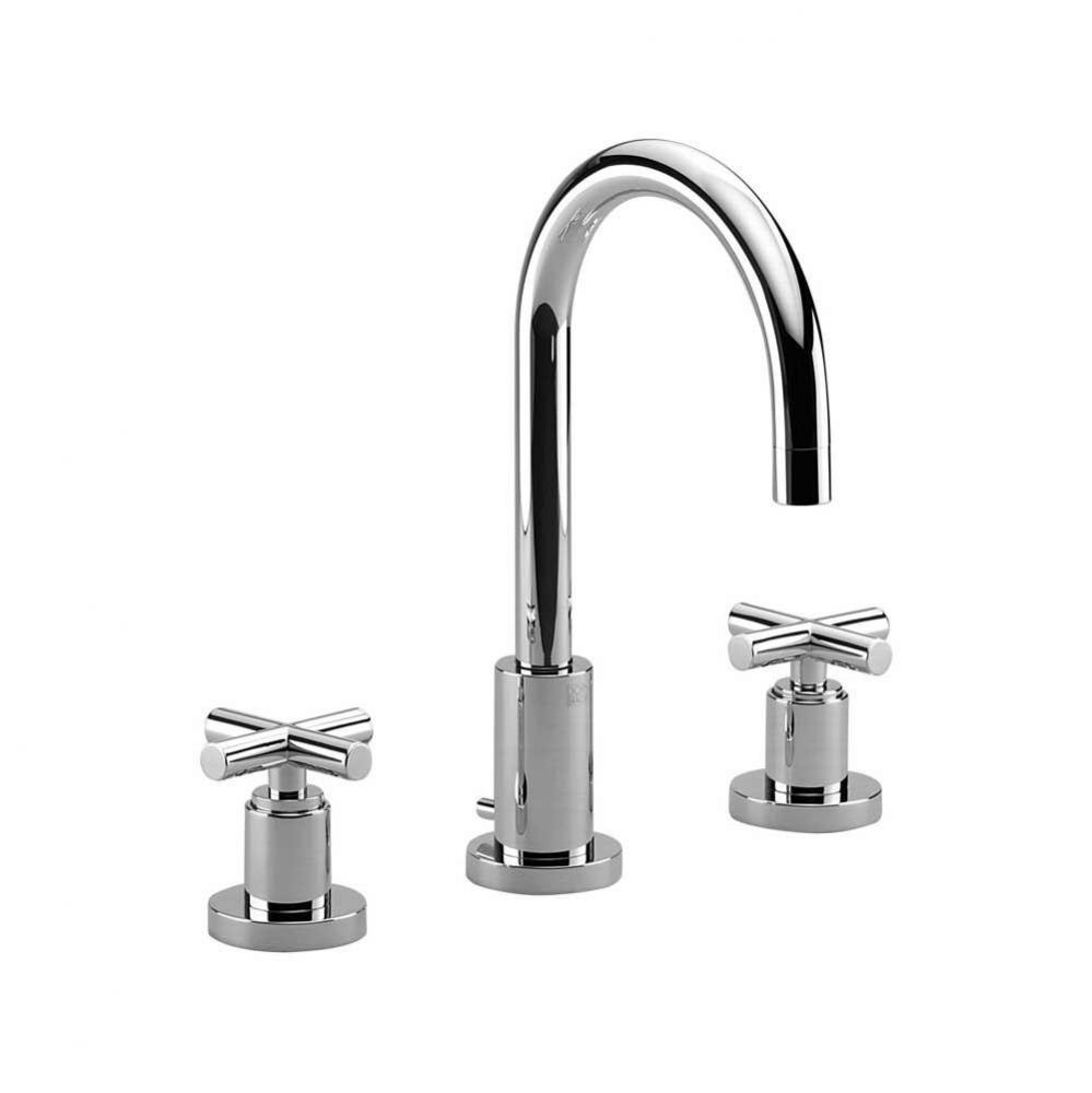 Three-Hole Lavatory Mixer With Drain