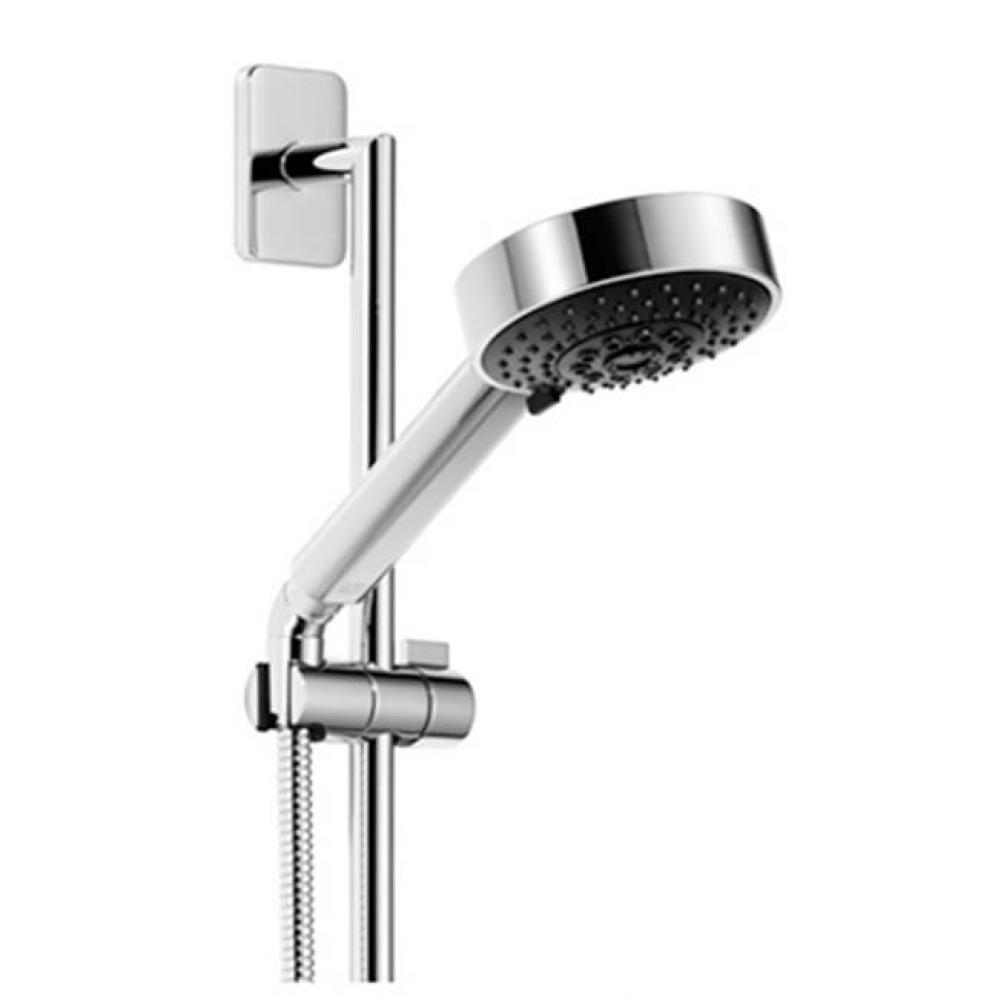 Handshower set on slide bar