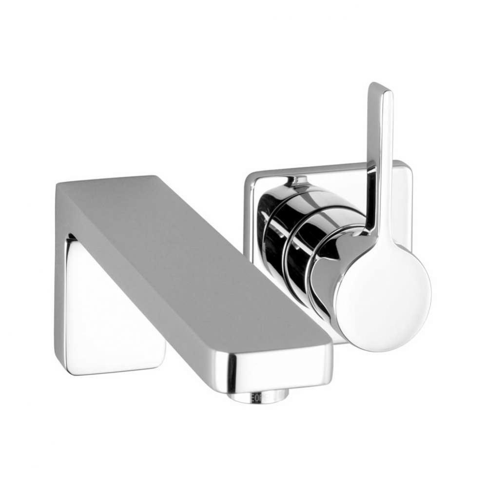 Wall-mounted lavatory faucet