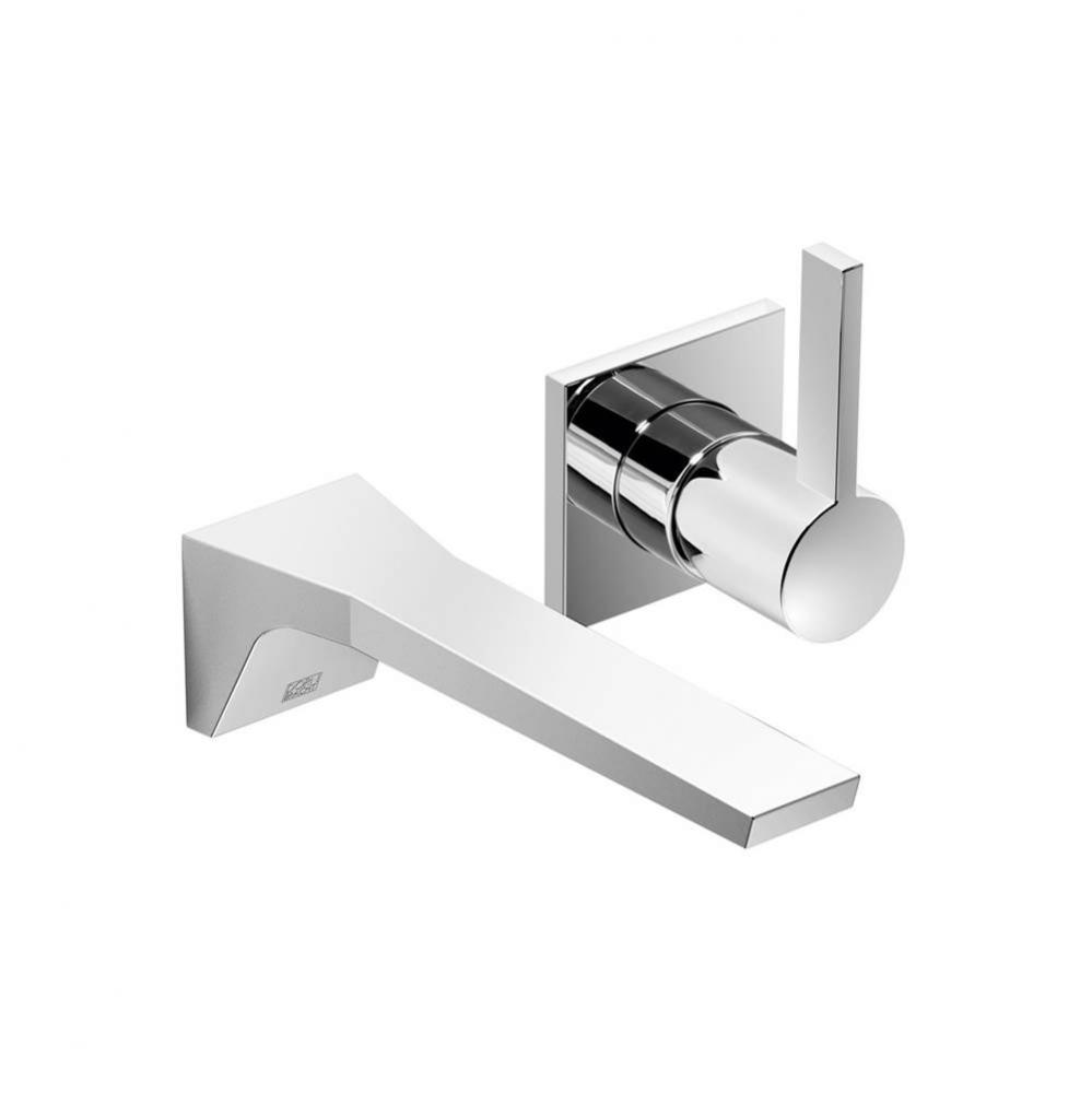 Wall-mounted lavatory faucet