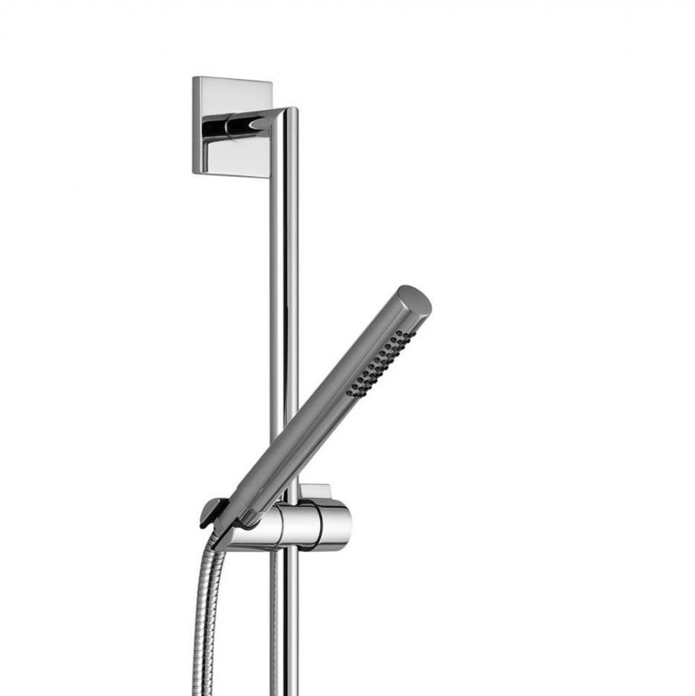 Handshower set on slide bar