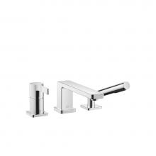 Dornbracht 27412710-00 - LULU Three-Hole Single-Lever Tub Mixer For Deck-Mounted Tub Installation In Polished Chrome