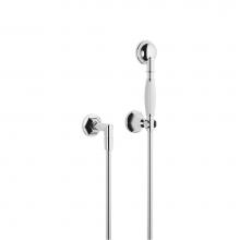 Dornbracht 27803371-990010 - Hand Shower Set With Individual Flanges In Dark Platinum Matte